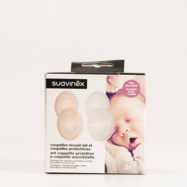 suavinex set conchas protectoras recolectoras